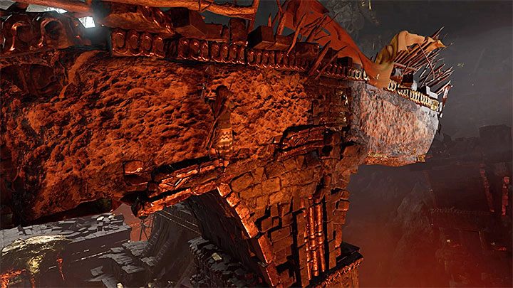 Podróż przez Miasto Węża jest liniowa, ale musisz się mimo wszystko pilnować żeby nie spaść w przepaść - Miasto Węża - Przeprawa przez miasto i pokonanie finałowego bossa - Solucja - Shadow of the Tomb Raider - poradnik do gry