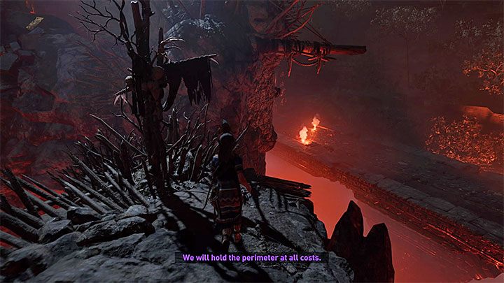 Rozpocznij bieg w stronę nowego zaczepu (powyższy obrazek) - Miasto Węża - Przeprawa przez miasto i pokonanie finałowego bossa - Solucja - Shadow of the Tomb Raider - poradnik do gry