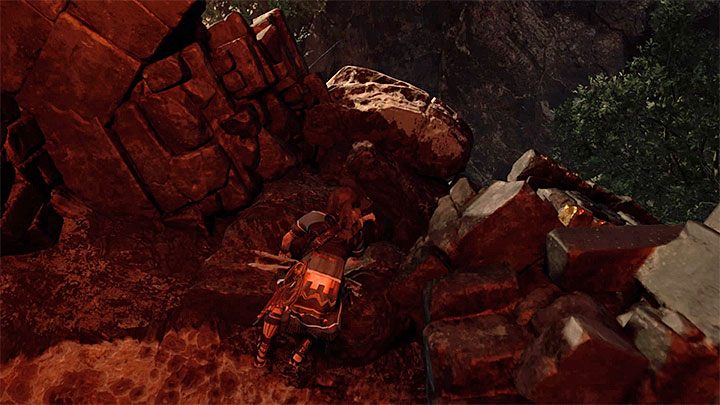 Kieruj się dalej ku górze - Miasto Węża - Przeprawa przez miasto i pokonanie finałowego bossa - Solucja - Shadow of the Tomb Raider - poradnik do gry