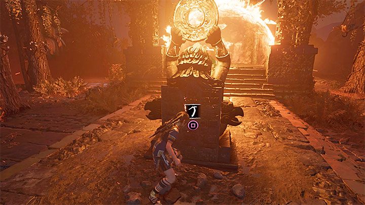 Jeśli chcesz możesz poświęcić trochę czasu na rozejrzenie się po okolicy - Lara może nałożyć błotny kamuflaż, chować się w krzakach i przy ścianach, wspinać się na drzewa oraz odnajdywać zapasy amunicji (ich ilość zależy od wybranego poziomu trudności) - Miasto Węża - Przeprawa przez miasto i pokonanie finałowego bossa - Solucja - Shadow of the Tomb Raider - poradnik do gry