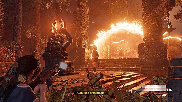 Po tym jak sabotowana zostanie jakaś konstrukcja okoliczny kultyści zaczną polować na Larę - Miasto Węża - Przeprawa przez miasto i pokonanie finałowego bossa - Solucja - Shadow of the Tomb Raider - poradnik do gry