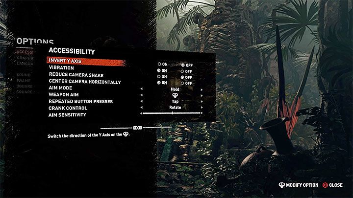 Dodatkowe ustawienia sterowania gry Shadow of the Tomb Raider znajdują się w zakładce Dostępność (Accessibility) - Sterowanie w Shadow of the Tomb Raider - Shadow of the Tomb Raider - poradnik do gry