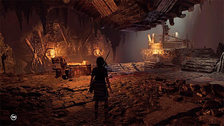 W drodze do drugiej barykady Lara ponownie musi doskoczyć do ściany wspinaczkowej i zjechać na linie - Jak zaliczyć Próbę Węża w Shadow of the Tomb Raider? - Shadow of the Tomb Raider - poradnik do gry