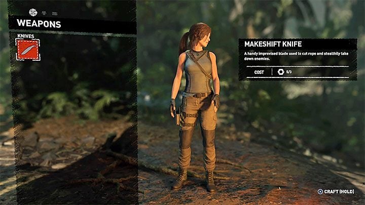 Musisz znaleźć w okolicy 3 dowolne skrzynki z surowcami (Salvage) - możesz docierać do tych oznaczanych przez grę lub samemu lokalizować inne - Jak odzyskać stracony nóż, łuk i czekan w Shadow of the Tomb Raider? - Shadow of the Tomb Raider - poradnik do gry