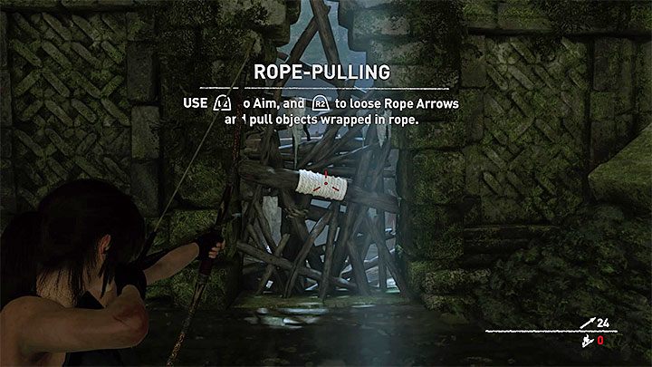 Przeciśnij się żeby dotrzeć do pierwszej małej sali ruin - Zbadanie ruin świątyni w Cozumel - Solucja Shadow of the Tomb Raider - Shadow of the Tomb Raider - poradnik do gry