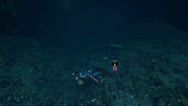 Aby znalezć skarb musisz zanurkować pod wodospadem - Dialekt Mam- monolity w Shadow of the Tomb Raider - Shadow of the Tomb Raider - poradnik do gry