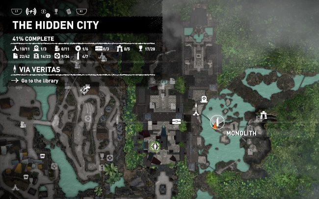 Drugi monolit Yucatec w The Hidden City znajdziesz podczas przechodzenia wątku fabularnego - Dialekt Yucatec - monolity w Shadow of the Tomb Raider - Shadow of the Tomb Raider - poradnik do gry