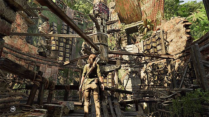 Z opisywaną na tej stronie zagadka powiązana jest pokazana na obrazku wieża - Jak zaliczyć Próbę Orła w Shadow of the Tomb Raider? - Shadow of the Tomb Raider - poradnik do gry
