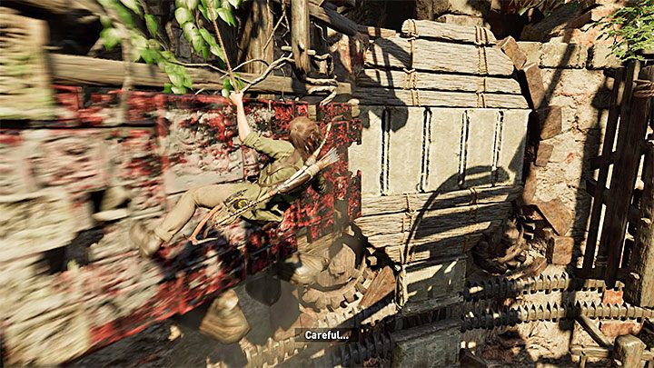 Opuść się na linie na sam dół i zacznij biegać po ścianie - Jak zaliczyć Próbę Orła w Shadow of the Tomb Raider? - Shadow of the Tomb Raider - poradnik do gry