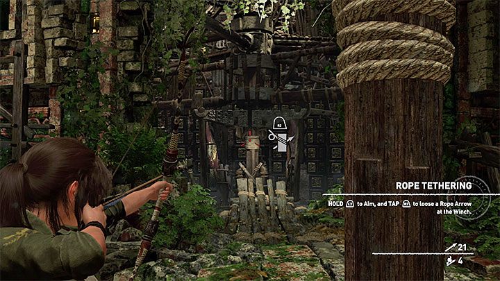 Wdrap się na górę, a znajdziesz się obok konstrukcji przypominającej żagiel - Zaliczenie Próby Orła - Shadow of the Tomb Raider - Shadow of the Tomb Raider - poradnik do gry