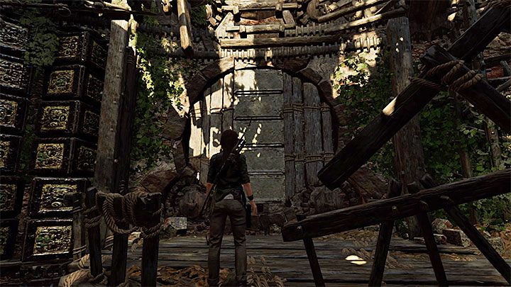 Wdrap się na belkę, ale uważaj na pracujące mechanizmy - Zaliczenie Próby Orła - Shadow of the Tomb Raider - Shadow of the Tomb Raider - poradnik do gry