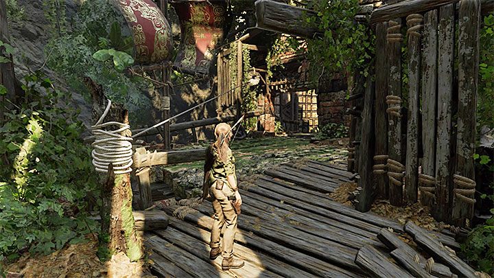 Musisz teraz szybko działać, bo dźwignia wkrótce powróci do swojego pierwotnego położenia i w rezultacie ponownie zamknie się prawe przejście - Zaliczenie Próby Orła - Shadow of the Tomb Raider - Shadow of the Tomb Raider - poradnik do gry