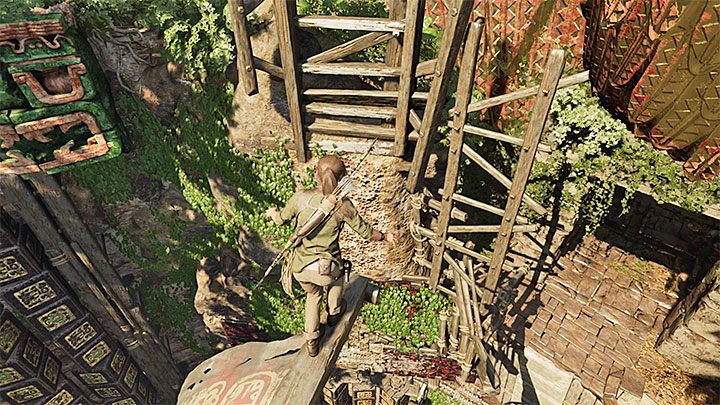 Wdrap się na najwyższą belkę i przejdź na jej koniec - Zaliczenie Próby Orła - Shadow of the Tomb Raider - Shadow of the Tomb Raider - poradnik do gry