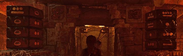 Centralną bramę można teraz podnieść, ale za nią znajduje się kolejna - Jak rozwiązać zagadkę z bramą w ruinach w Kuwak Yaku w Shadow of the Tomb Raider - Shadow of the Tomb Raider - poradnik do gry