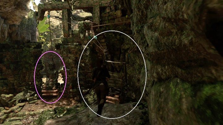 Po wyjściu z wody trafisz do zamkniętego przejścia - Grobowce wyzwań w Peruwiańskiej dżungli | Shadow of the Tomb Raider - Shadow of the Tomb Raider - poradnik do gry