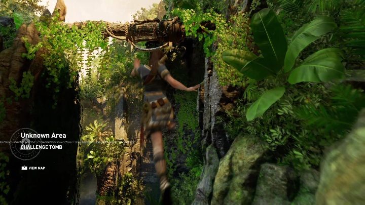 Aby dostać się do Temple of the Sun musisz rozbić wejście czekanem - Grobowce wyzwań w Ukryte Miasto w Shadow of the Tomb Raider - Shadow of the Tomb Raider - poradnik do gry