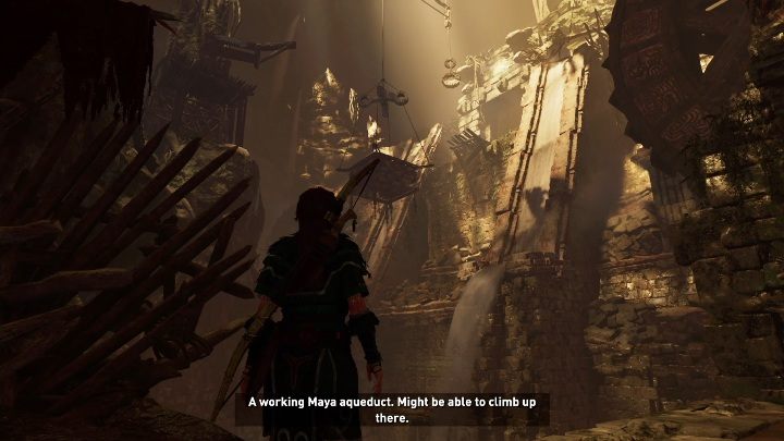 Ze skał zeskocz do wody i przepłyń na drugą stronę pomieszczenia - Grobowce wyzwań w Ukryte Miasto w Shadow of the Tomb Raider - Shadow of the Tomb Raider - poradnik do gry