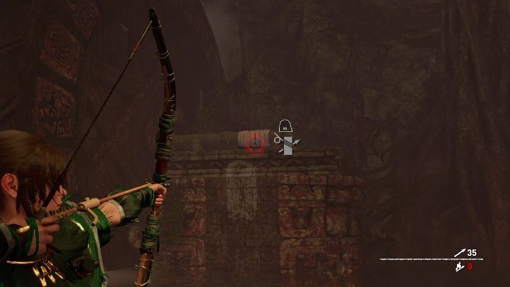 Twoim kolejnym zadaniem będzie połączenie sznura na tratwie ze sznurem koło młyna - Grobowce wyzwań w Ukryte Miasto w Shadow of the Tomb Raider - Shadow of the Tomb Raider - poradnik do gry