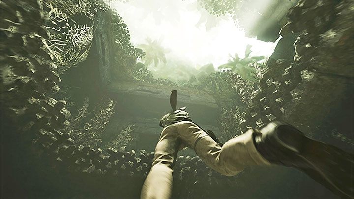 Podczas eksploracji podwodnego obszaru oprócz unikania piranii nie zapominaj też o ograniczonym zapasie tlenu w płucach Lary - Wydostanie się ze świątyni i powrót do wioski - Shadow of the Tomb Raider - Shadow of the Tomb Raider - poradnik do gry