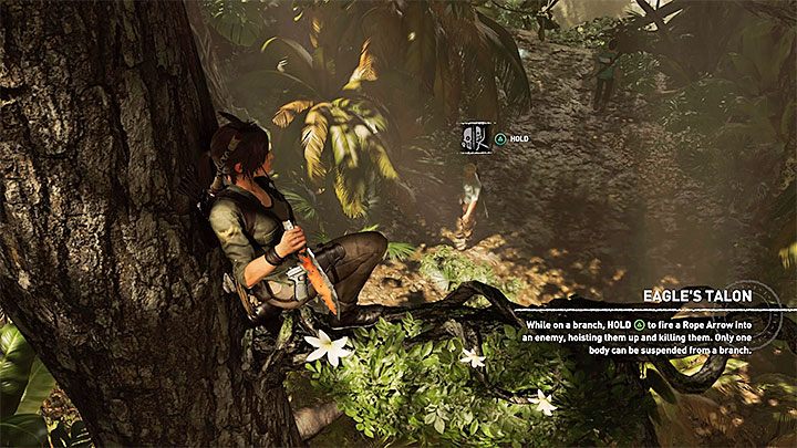 Niedługo po rozpoczęciu przemarszu przez dżunglę Lara wpadnie na nowych przeciwników - Wydostanie się ze świątyni i powrót do wioski - Shadow of the Tomb Raider - Shadow of the Tomb Raider - poradnik do gry