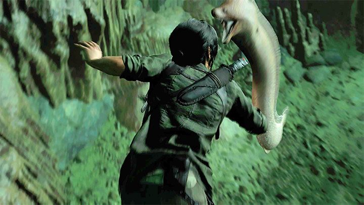 Zacznij od zeskoczenia z urwanych schodów do wody - Zaliczenie Próby Jaguara i Pająka - Shadow of the Tomb Raider - Shadow of the Tomb Raider - poradnik do gry