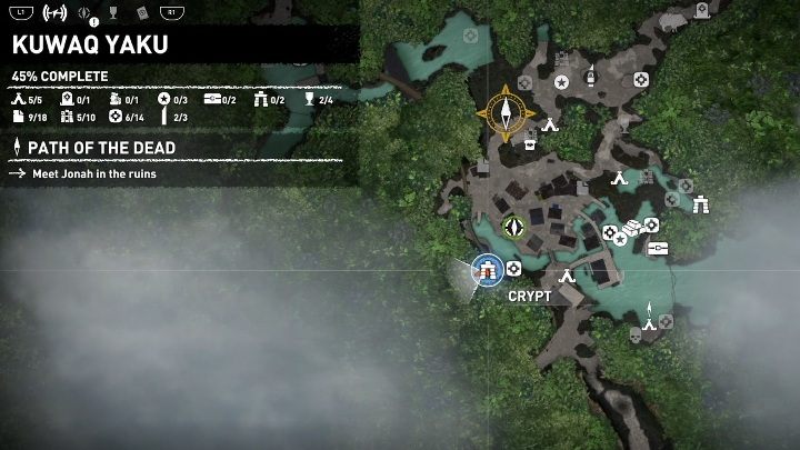 Wypytując ludzi w mieście dowiesz się, że w jego południowo zachodniej części mieści się ukryta krypta - Krypty - Kuwak Yaku w Shadow of the Tomb Raider - Shadow of the Tomb Raider - poradnik do gry