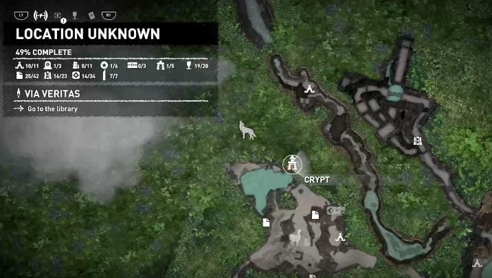 Pierwszą kryptę w The Hidden City odkryjesz podróżując po mapie - Krypty - Ukryte Miasto w Shadow of the Tomb Raider - Shadow of the Tomb Raider - poradnik do gry