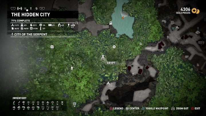 Do krypty możesz dostać się wykonać misję poboczną Hearts and Minds, to jednocześnie odblokuje ci drogę do grobowca - Krypty - Ukryte Miasto w Shadow of the Tomb Raider - Shadow of the Tomb Raider - poradnik do gry