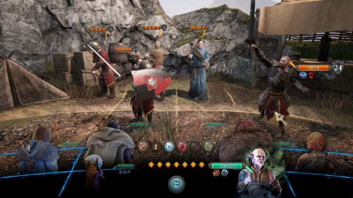 Opancerzonym przeciwnikom staraj zadawać się jak najwięcej obrażeń mentalnych - Święta Droga - zadania poboczne w Bards Tale IV - The Bards Tale 4 - poradnik do gry