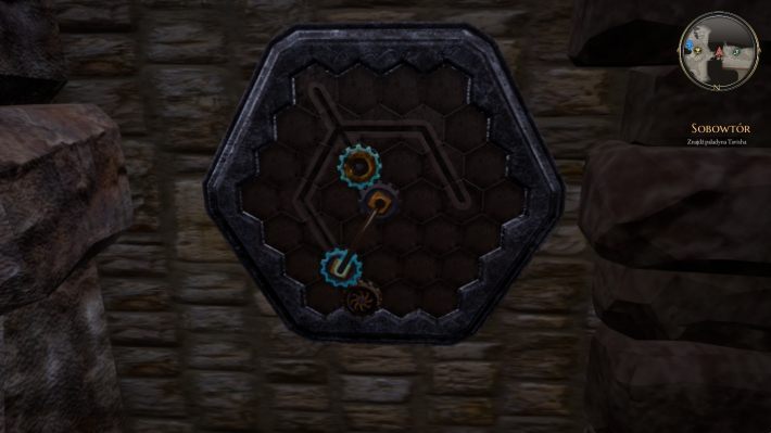 To zadanie również obejmuje jedną zagadkę z kołem zębatym - Zagadki w Bards Tale 4 - Koła zębate - The Bards Tale 4 - poradnik do gry