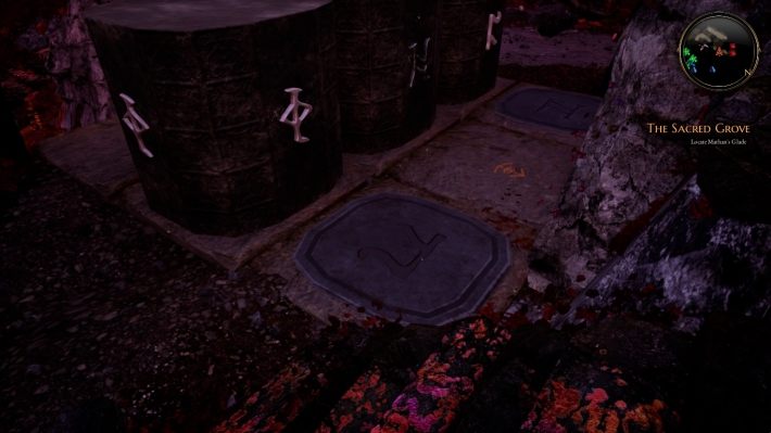 Popchnij kamienie na odpowiednie piedestały i wejdź schodami obok na górę. Gdy pokonasz przeciwników, popchnij resztę bloków. - Zagadki w Bards Tale 4 - Kamienie do popchnięcia - The Bards Tale 4 - poradnik do gry