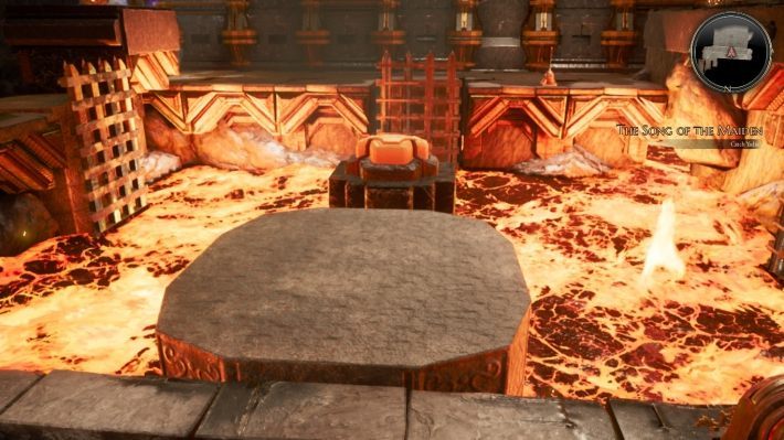 Kolejny taki guzik znajduje się po prawo - Zagadki w Bards Tale 4 - Kamienie do popchnięcia - The Bards Tale 4 - poradnik do gry