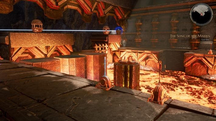 Na początku wszystkie kamienie powinny być ustawione tak - Zagadki w Bards Tale 4 - Kamienie do popchnięcia - The Bards Tale 4 - poradnik do gry