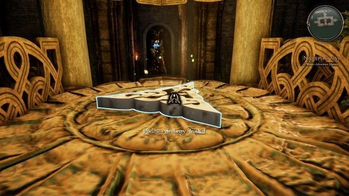 Jest on rozwiązaniem do kapliczki po prawo od głównych drzwi - Zagadki w Bards Tale 4 - Kapliczki - The Bards Tale 4 - poradnik do gry