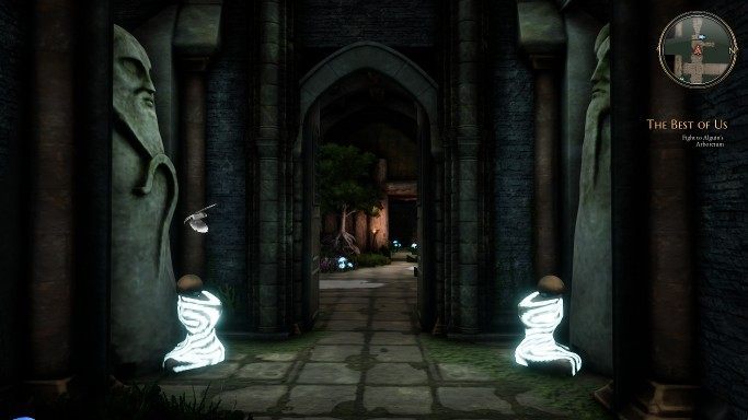 Kolejną kapliczkę znajdziesz obok źródeł z tuszem - Zagadki w Bards Tale 4 - Kapliczki - The Bards Tale 4 - poradnik do gry