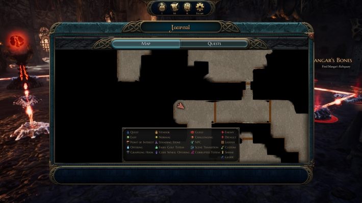 Mechanizm powinien być ustawiony tak - Zagadki w Bards Tale 4 - Czerwone mechanizmy - The Bards Tale 4 - poradnik do gry