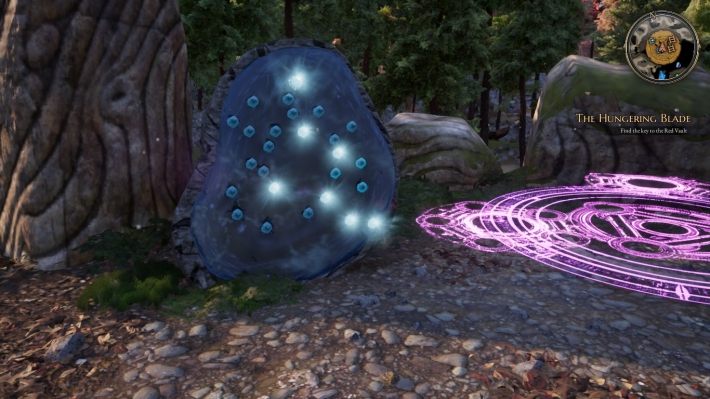 Wejdź do portalu i przemierzaj na wprost, do drzwi - Użyj miecza głodu! Atakuj czarną dziurę! - Solucja Bards Tale 4 - The Bards Tale 4 - poradnik do gry