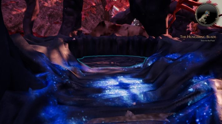 Przed schodami odegraj pieśń Kamień pamięta, aby je odbudować - Użyj miecza głodu! Atakuj czarną dziurę! - Solucja Bards Tale 4 - The Bards Tale 4 - poradnik do gry