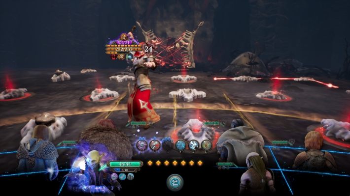 Rozwiązanie zagadki obok przeciwnika jest następujące - Użyj miecza głodu! Atakuj czarną dziurę! - Solucja Bards Tale 4 - The Bards Tale 4 - poradnik do gry