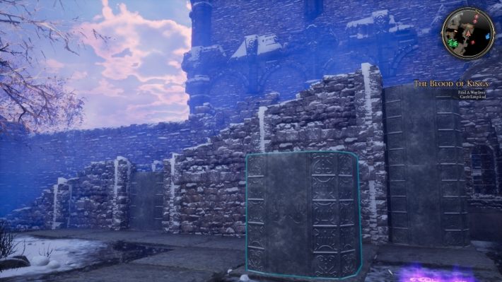 Gdy wejdziesz na górę, skręć w prawo, znajdziesz tam dźwignię, która otwiera drzwi na dole - Krew Królów - zadanie w The Bards Tale 4 - solucja - The Bards Tale 4 - poradnik do gry