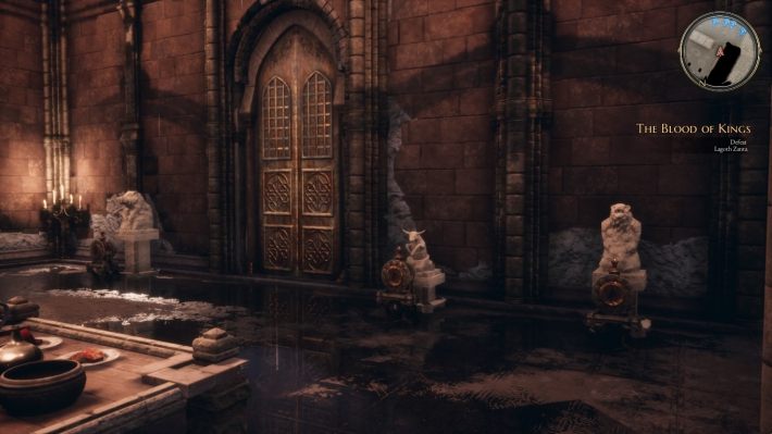 Otworzy się tajemne przejście prowadzące na dół - Krew Królów - zadanie w The Bards Tale 4 - solucja - The Bards Tale 4 - poradnik do gry