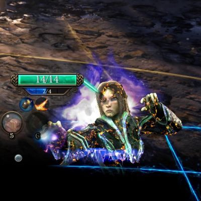 Postać z nałożonym statusem: w ogniu. - Statusy w Bards Tale 4 - The Bards Tale 4 - poradnik do gry