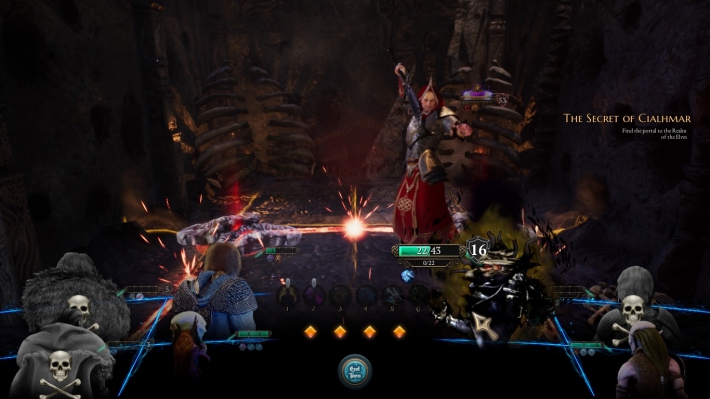 Po wyjściu z Iwon Rheg po lewo znajdziesz podejrzaną skałę - Tajemnica Cialhmar - zadanie w The Bards Tale 4 - solucja - The Bards Tale 4 - poradnik do gry