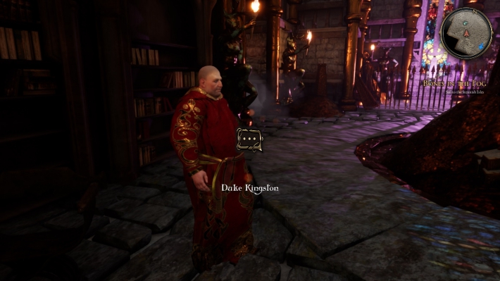 Diuk poprosi cię byś popłynął do wyspy Stennish - Kości we mgle - zadanie w The Bards Tale 4 - solucja - The Bards Tale 4 - poradnik do gry