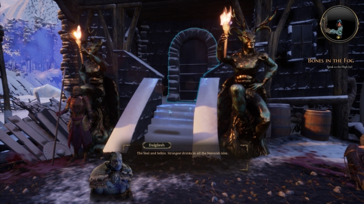Poprosi cię on o porozmawianie z Brakkiem - Kości we mgle - zadanie w The Bards Tale 4 - solucja - The Bards Tale 4 - poradnik do gry