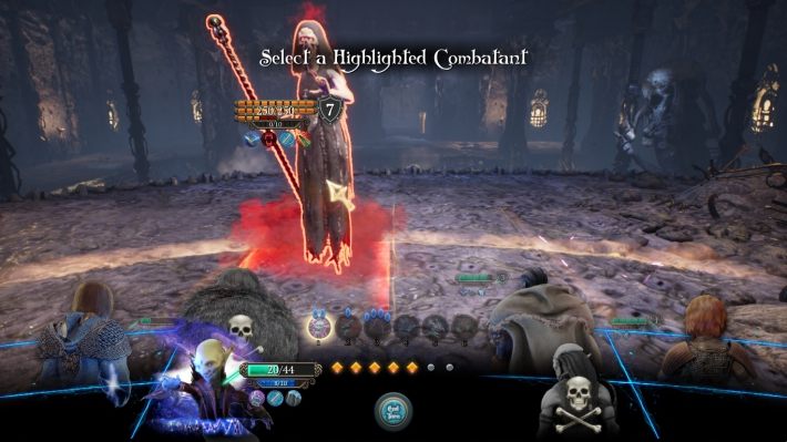 Zauważysz, że nie przyjmuje on żadnego ataku mentalnego, ani fizycznego - Śmierć Szalonemu Bogowi i Błogosławiona Pani - Solucja Bards Tale 4 - The Bards Tale 4 - poradnik do gry