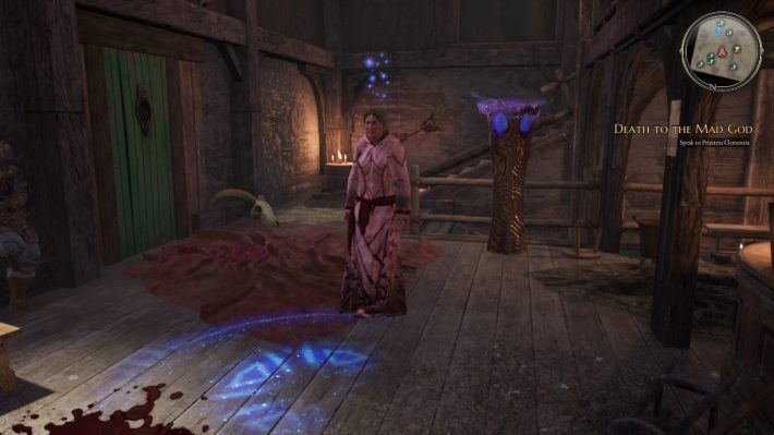 Po porozmawianiu z nią, poprosi cię ona o odnalezienie świątyni - Śmierć Szalonemu Bogowi i Błogosławiona Pani - Solucja Bards Tale 4 - The Bards Tale 4 - poradnik do gry