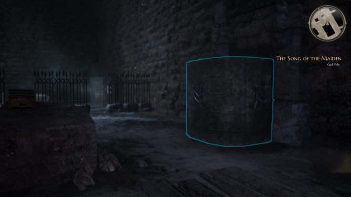 Następnie pójdź do wejścia, które jest za kamieniem i popchnij go raz - Pieśń Dziewicy - Solucja Bards Tale 4 - The Bards Tale 4 - poradnik do gry