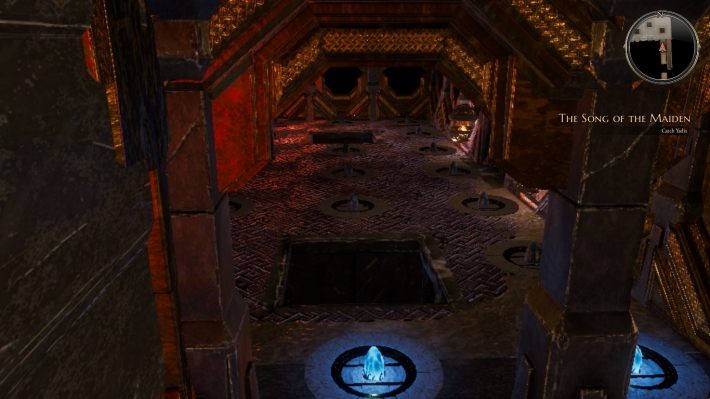 Gdy rozwiążesz zagadkę otworzą się drzwi kryjące dezaktywator - Pieśń Dziewicy - Solucja Bards Tale 4 - The Bards Tale 4 - poradnik do gry