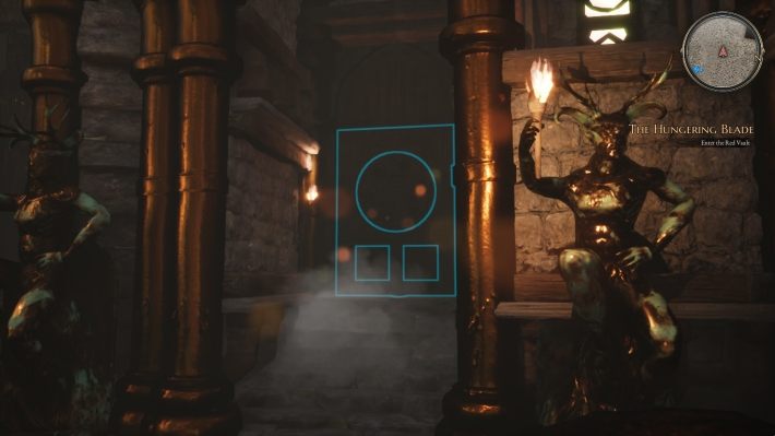 Gdy tam wejdziesz, rozepchnij pobliskie kamienie, aby odkryć skrzynki - Widmo cieni - zadania poboczne w Bards Tale IV - The Bards Tale 4 - poradnik do gry